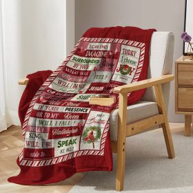 Christmas Cardinal Blanket Gifts for Girls Boys Red Bird Throw Blankets Soft Warm Fuzzy Cozy Fleece Flannel Plush Stuff for Kids Men Women Bed Co
