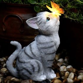 Cat Solar Lamp Solar Lantern Lantern Decoration Light Solar Lamp Kitten Animal Lamp