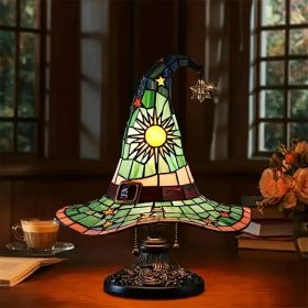 Lamps, USB Stained Resin Glowing Gothic Retro Resin Lamp For Bedroom Party With Mystical Charm (Color: C)