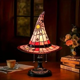 Lamps, USB Stained Resin Glowing Gothic Retro Resin Lamp For Bedroom Party With Mystical Charm (Color: D)