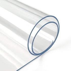 Clear Table Protector Mat -1.5mm Thickness Waterproof Heavy Duty PVC Table Cover For Dining Room Table (Option: 1.5mm-42x77inches)