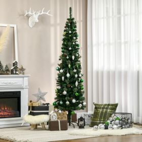 6.5 Foot Pencil Artificial Christmas Tree (Option: Green-1000x200x210 mm)